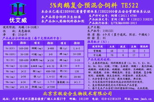 2018年京牧安合肉鵝預(yù)混料價格解析與自配料指南